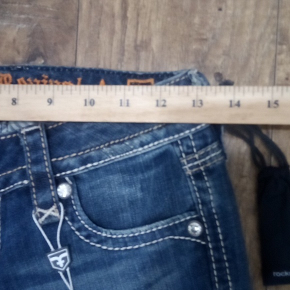 Rock Revival NWT Women's 26 Bootcut Cameron Bejeweled Rhinestones - Picture 11 of 13